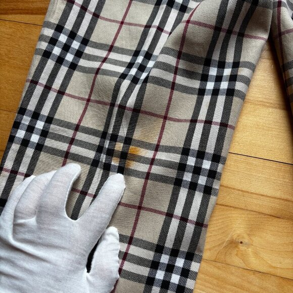 Burberry Blue Label Women's Plaid Pants - Size 38 (US 4-6) - Picture 11 of 11